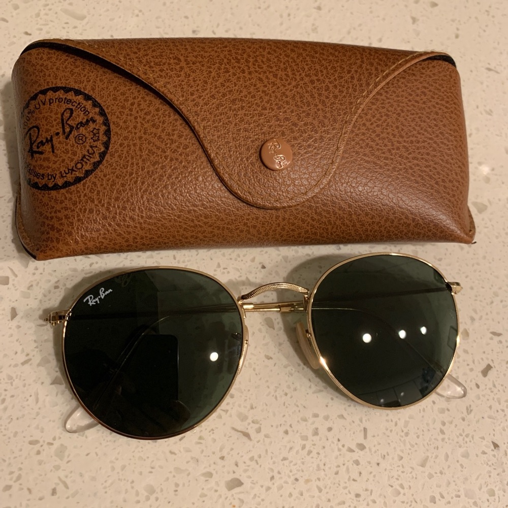 Ray Ban round metal sunglasses